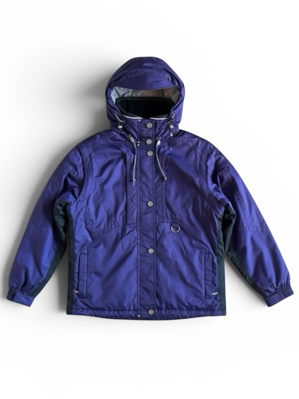 Marker Vintage Insulated Ski Jacket Hooded Outdoor Winter Snow Coat Purple 12